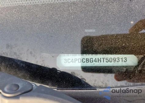 2017 Dodge Journey Sxt из США, поврежденный, VIN 3C4PDCBG4HT509313